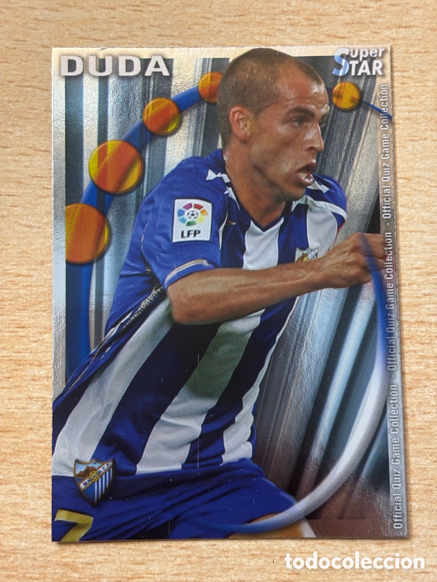 Cromos de F&uacute;tbol: # 456 Duda M&aacute;laga CF Superstar Mundicromo 2011 brillo liso
