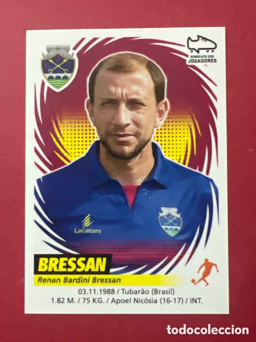 Cromos de F&uacute;tbol: C616. LIGA NOS 2018 2019 FUTEBOL 18 19 CROMO PANINI FUTBOL N 116 CHAVES BRUNO BRESSAN