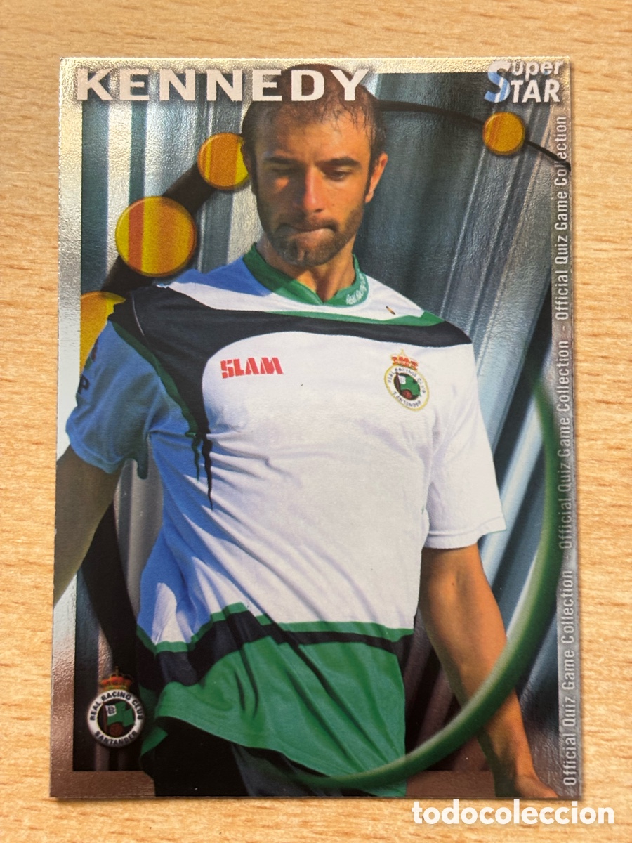 Cromos de F&uacute;tbol: # 432 Kennedy Racing de Santander Superstar Mundicromo 2011 brillo liso