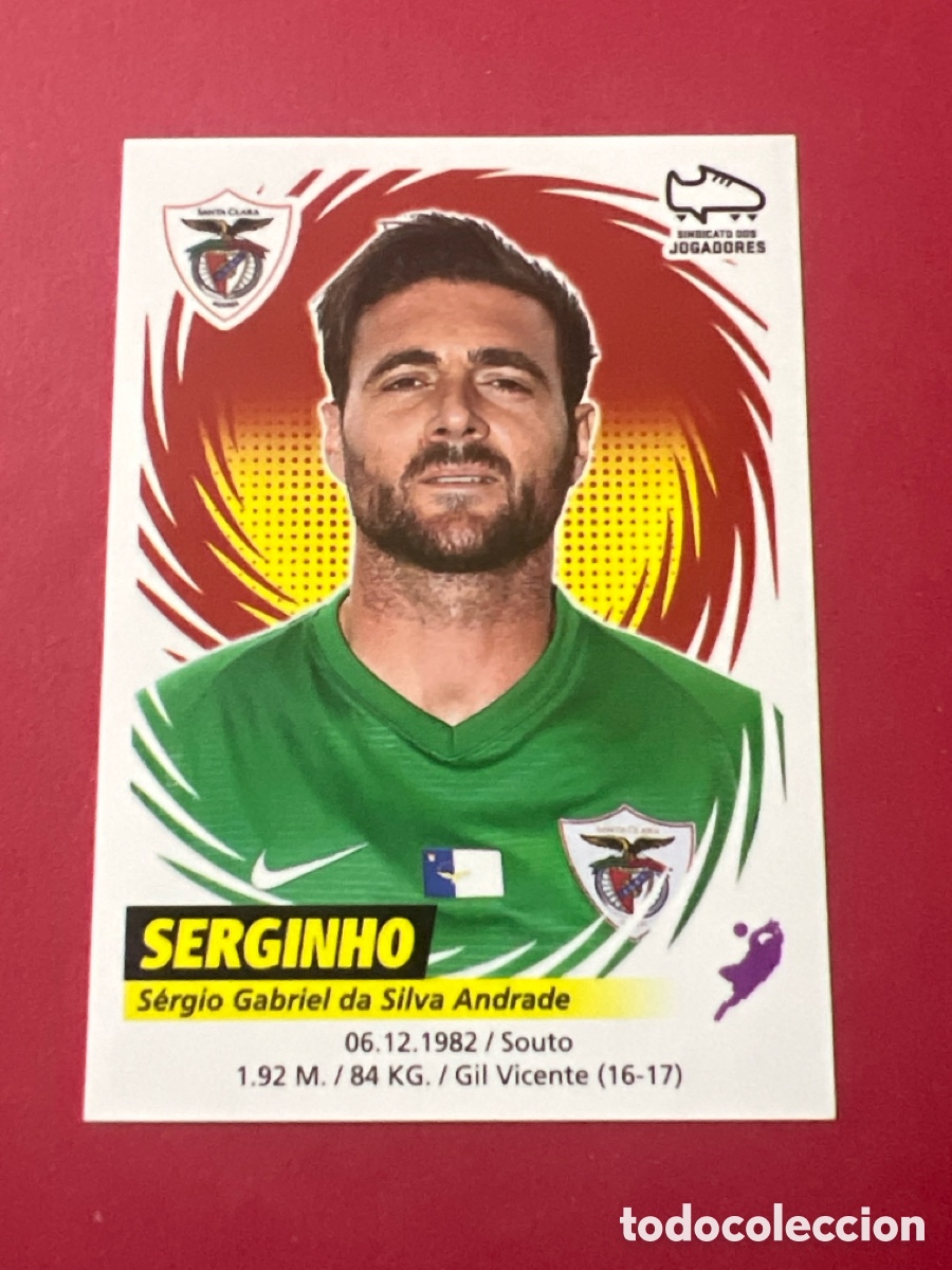 Cromos de F&uacute;tbol: C619. LIGA NOS 2018 2019 FUTEBOL 18 19 CROMO PANINI FUTBOL N 259 SANTA CLARA SERGINHO