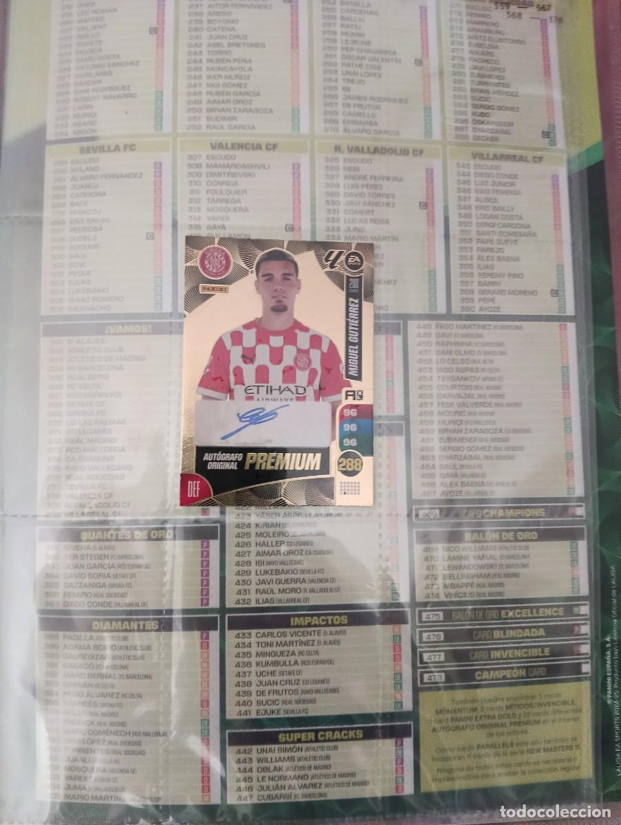 Cromos de F&uacute;tbol: Firma original premium