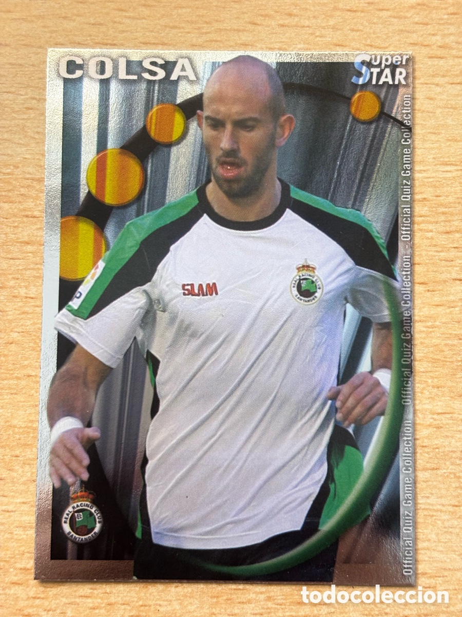 Cromos de F&uacute;tbol: # 430 Colsa Racing de Santander Superstar Mundicromo 2011 brillo liso