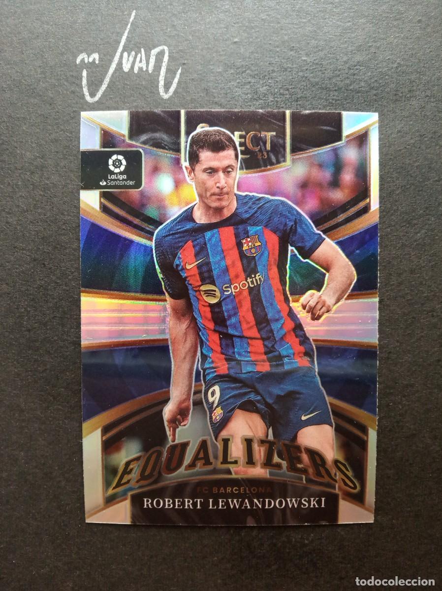 Cromos de F&uacute;tbol: N&ordm; 10 EQUALIZERS PRIZM LEWANDOWSKI FC BARCELONA POLONIA ⚽ PANINI &reg; SELECT LIGA 2022 2023 22 23 NUEVO
