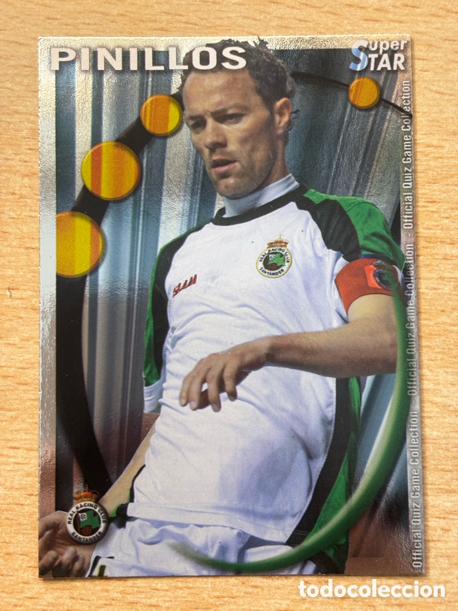 Cromos de F&uacute;tbol: # 429 Pinillos Racing de Santander Superstar Mundicromo 2011 brillo liso