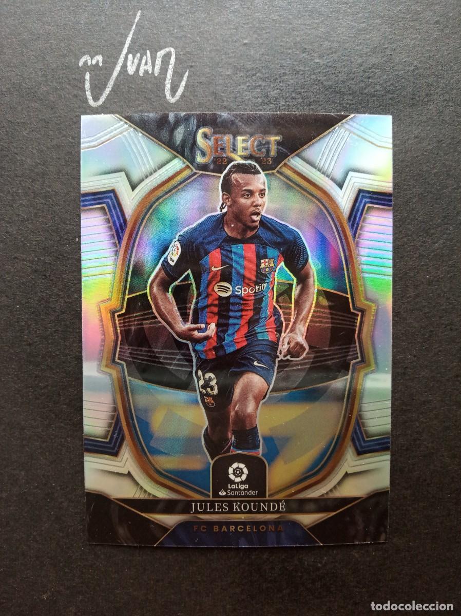 Fu&szlig;ball-Sticker: N&ordm; 31 SILVER PRIZM JULES KOUNDE FC BARCELONA FRANCIA ⚽ PANINI &reg; SELECT LIGA 2022 2023 22 23 NUEVO