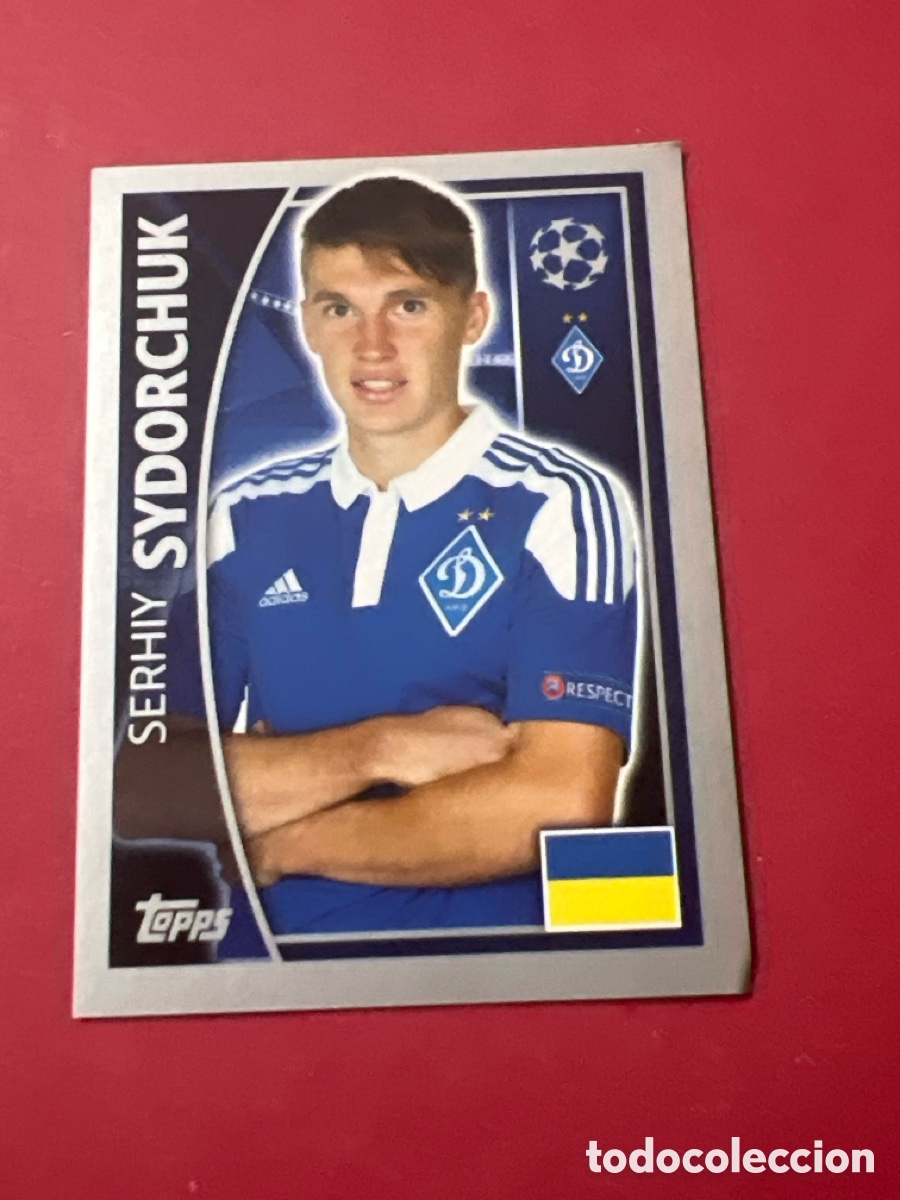 Cartes &agrave; collectionner de Football: C644. CROMO FUTBOL SYDORCHUK DINAMO DE KIEV SIN PEGAR N&ordm; 486 CHAMPIONS LEAGUE 2015-2016/15-16 TOPPS