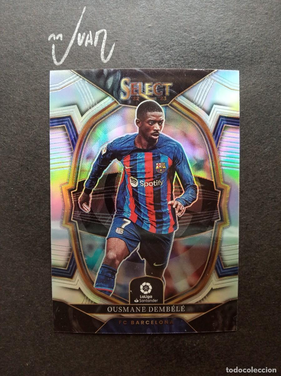 Fu&szlig;ball-Sticker: N&ordm; 32 SILVER PRIZM DEMBELE FC BARCELONA FRANCIA ⚽ PANINI &reg; SELECT LIGA 2022 2023 22 23 NUEVO