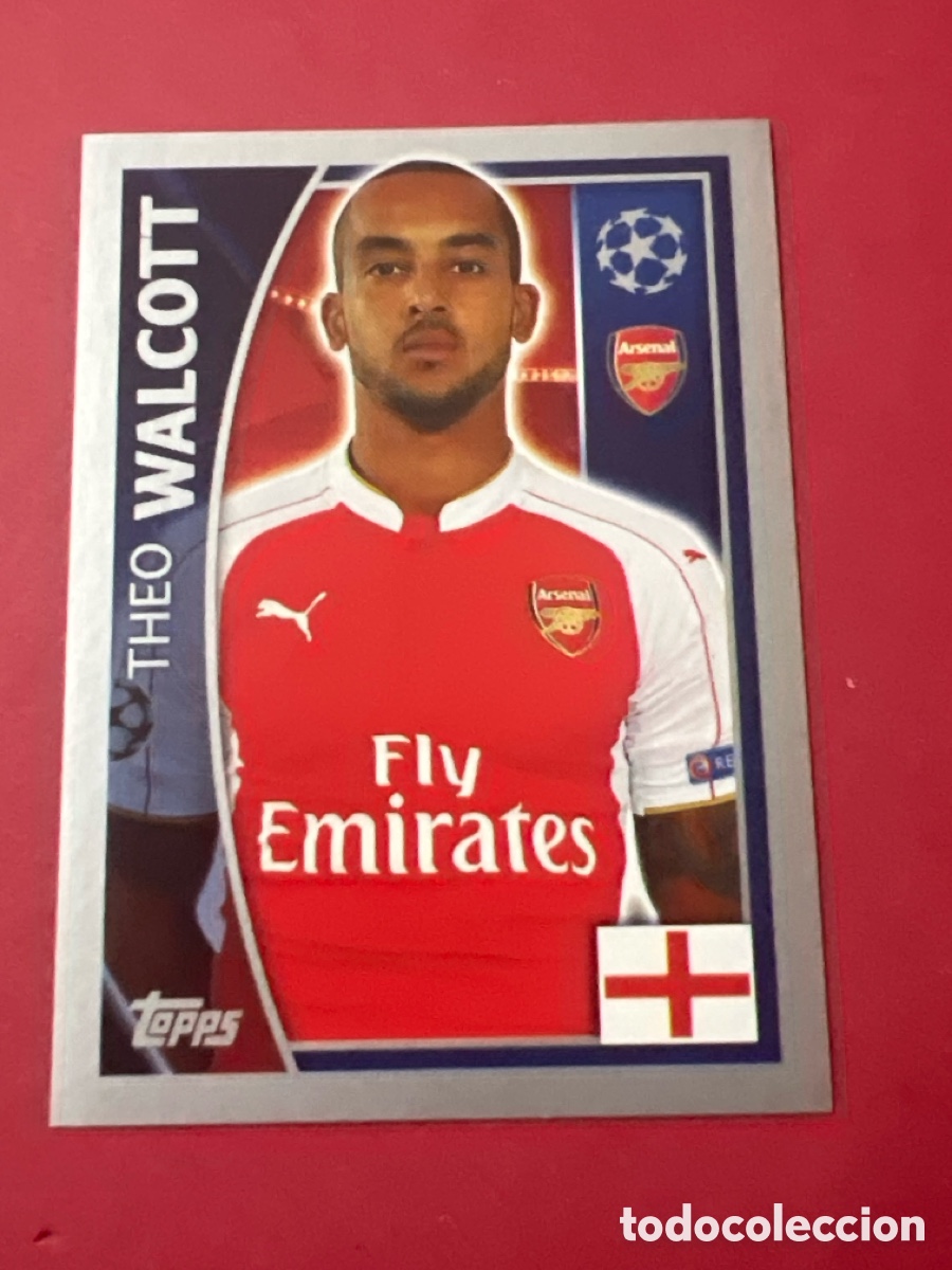Football Stickers: C651. 402 WALCOTT (ARSENAL) UEFA CHAMPIONS LEAGUE 2015/2016 TOPPS