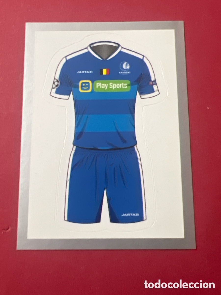 Football Stickers: C649. CROMO FUTBOL EQUIPACION KAA GENT SIN PEGAR N&ordm; 512 CHAMPIONS LEAGUE 2015-2016/15-16 TOPPS