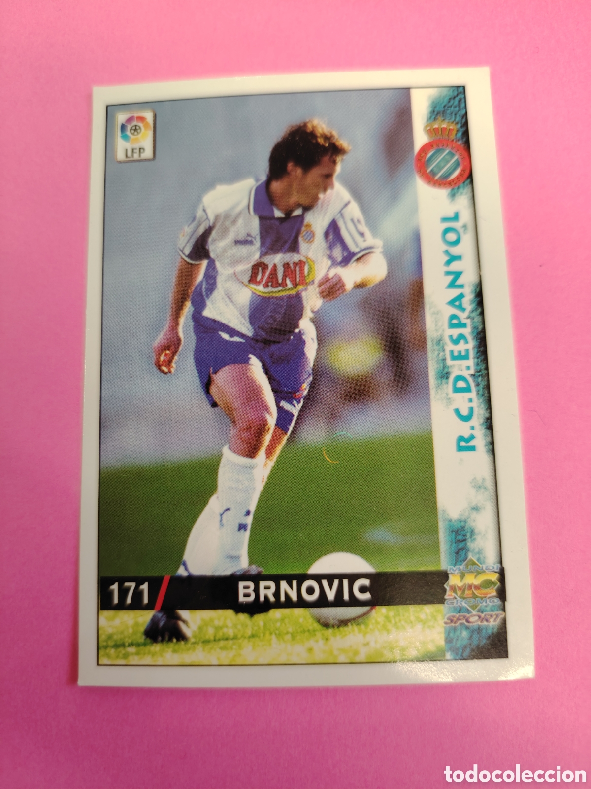 Cartes &agrave; collectionner de Football: ESPANYOL-N&deg;171-BRNOVIC-MUNDICROMO FICHAS DE LA LIGA 1998 1999 98 99