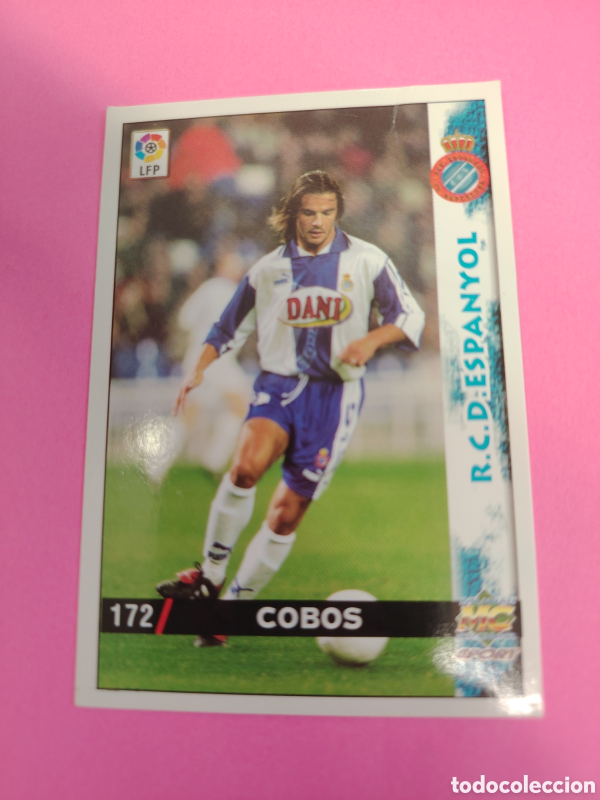 Cartes &agrave; collectionner de Football: ESPANYOL-N&deg;172-COBOS(baja)-MUNDICROMO FICHAS DE LA LIGA 1998 1999 98 99