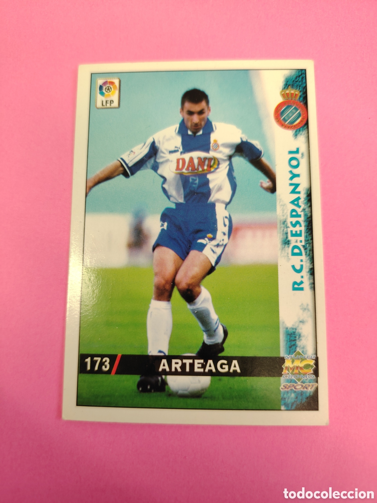Cartes &agrave; collectionner de Football: ESPANYOL-N&deg;173-ARTEAGA-MUNDICROMO FICHAS DE LA LIGA 1998 1999 98 99