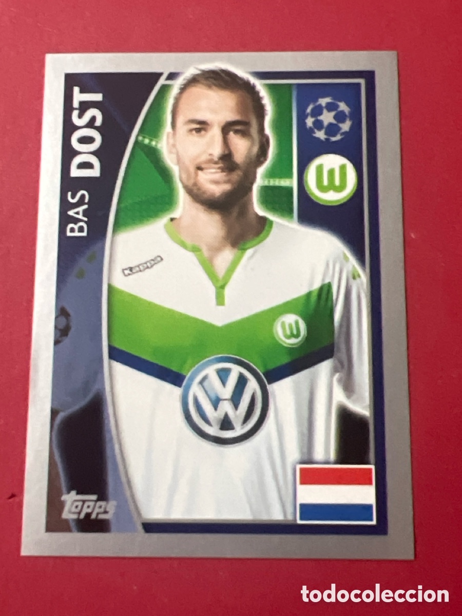 Football Stickers: C694. CROMO FUTBOL DOST VFL WOLFSBURG SIN PEGAR N&ordm; 146 CHAMPIONS LEAGUE 2015-2016/15-16 TOPPS