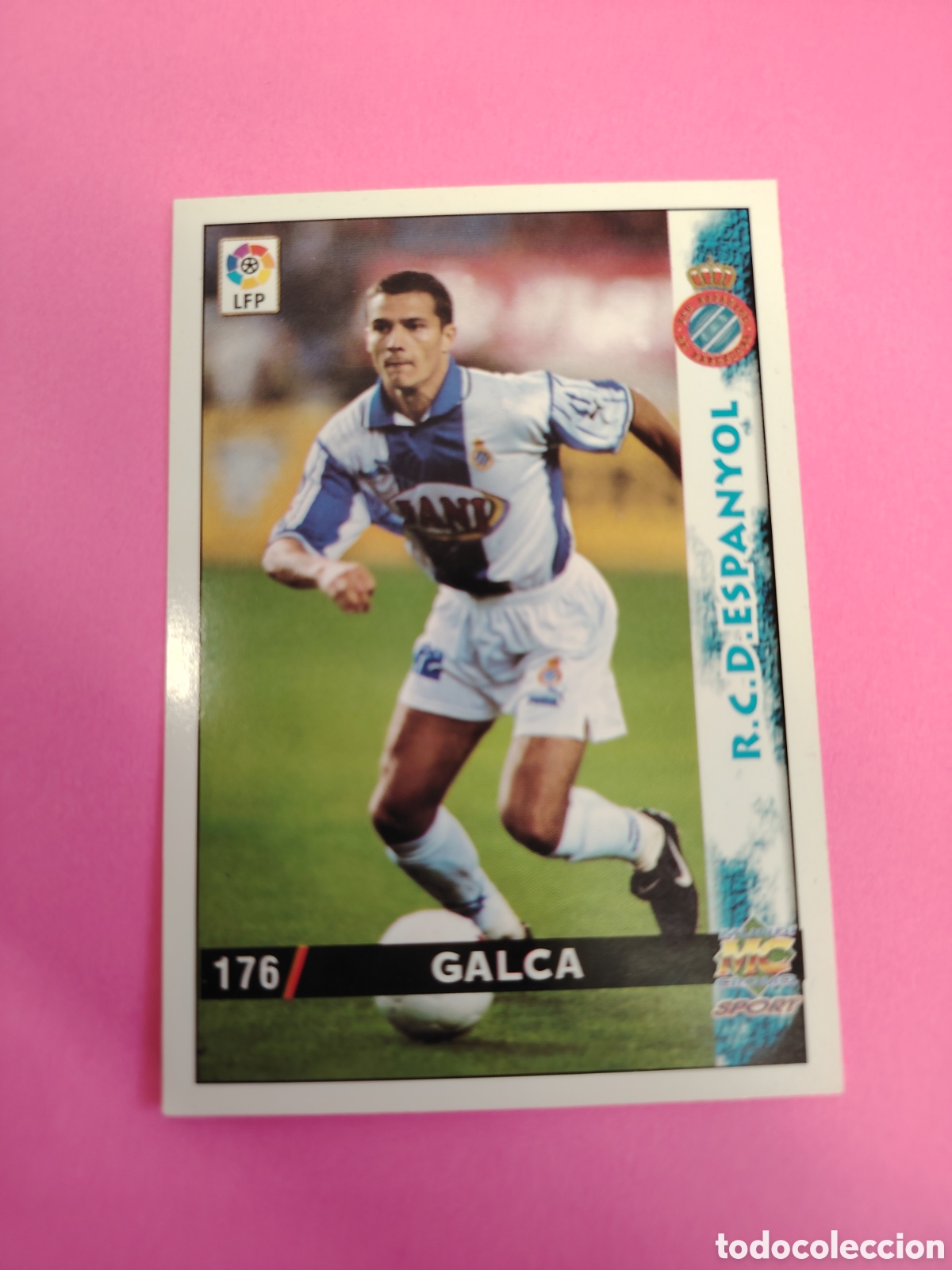 Fu&szlig;ball-Sticker: ESPANYOL-N&deg;176-GALCA-MUNDICROMO FICHAS DE LA LIGA 1998 1999 98 99