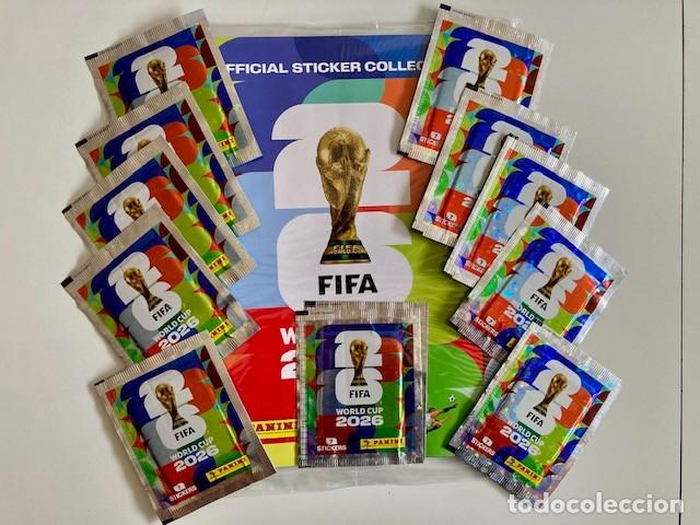 Fu&szlig;ball-Sticker: ALBUM OFFICIAL STICKER COLLECTION WORLD CUP FIFA MUNDIAL 2026 CON 2 SOBRES (PRECINTADO) + 10 SOBRES