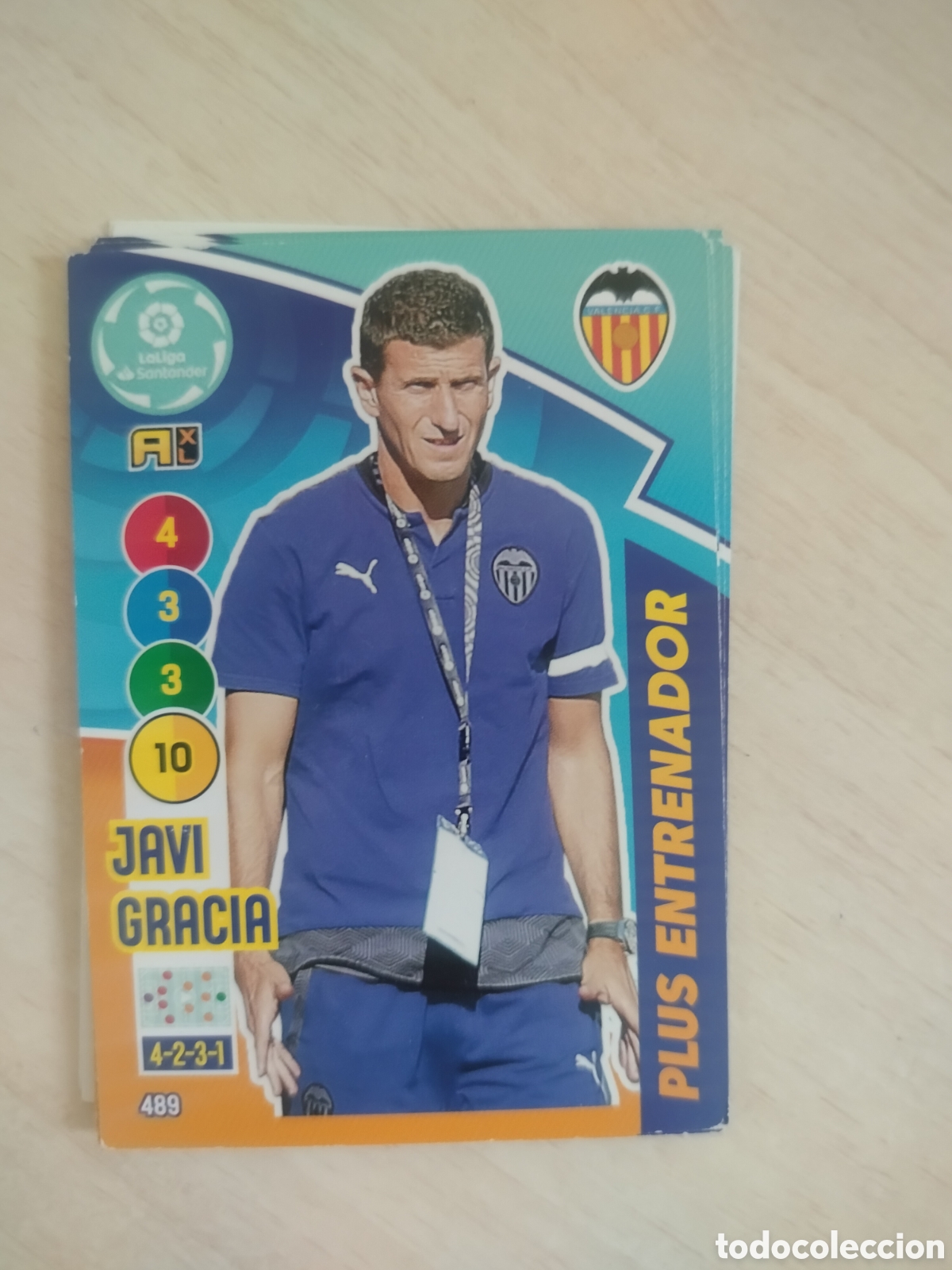 Figurine di Calcio: JAVI GRACIA ENTRENADOR 489 ADRENALYN 2020 2021 20 21