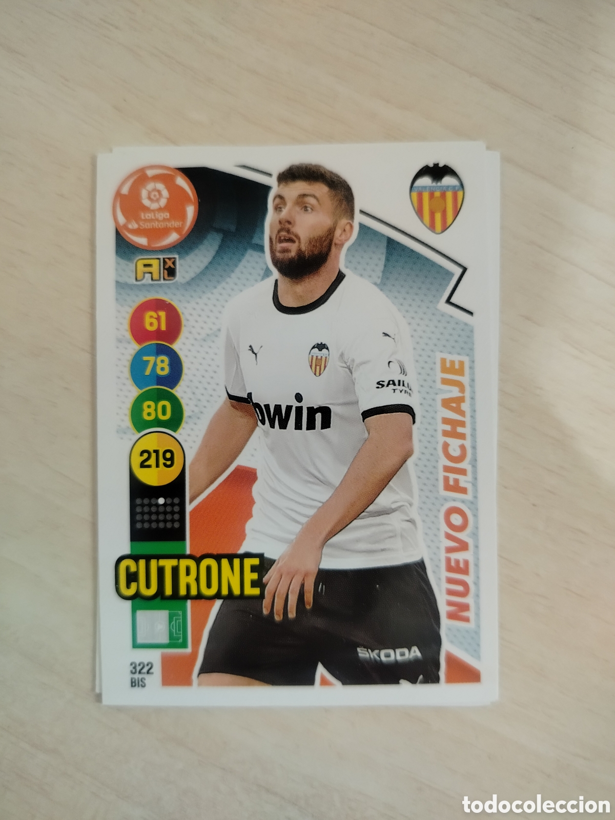 Cromos de F&uacute;tbol: CUTRONE 322 BIS ADRENALYN 2020 2021 20 21