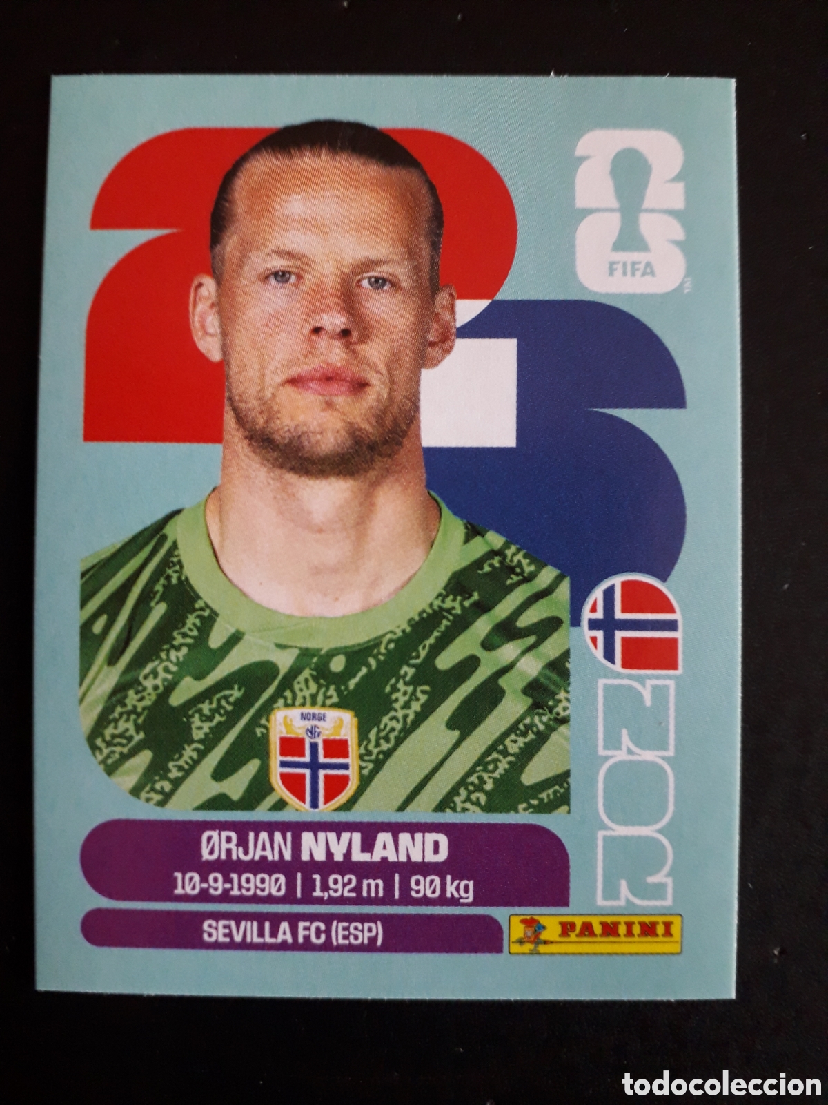 Cromos de F&uacute;tbol: NYLAND NORUEGA NOR 2 MUNDIAL F&Uacute;TBOL 2026 FIFA WORLD CUP PANINI SIN PEGAR PEDIDO M&Iacute;NIMO 3&euro;