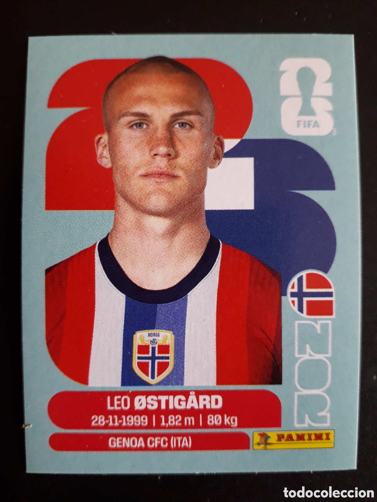 Cromos de Futebol: &Oslash;STIG&Aring;RD NORUEGA NOR 4 MUNDIAL F&Uacute;TBOL 2026 FIFA WORLD CUP PANINI SIN PEGAR PEDIDO M&Iacute;NIMO 3&euro;