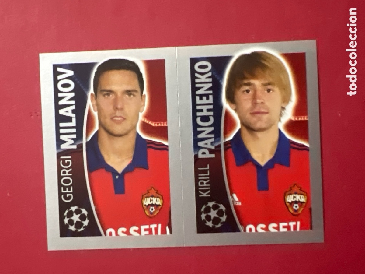 Football Stickers: C806. 133 MILANOV-PANCHENKO (C.S.K.A. MOSCU) UEFA CHAMPIONS LEAGUE 2015/2016 TOPPS