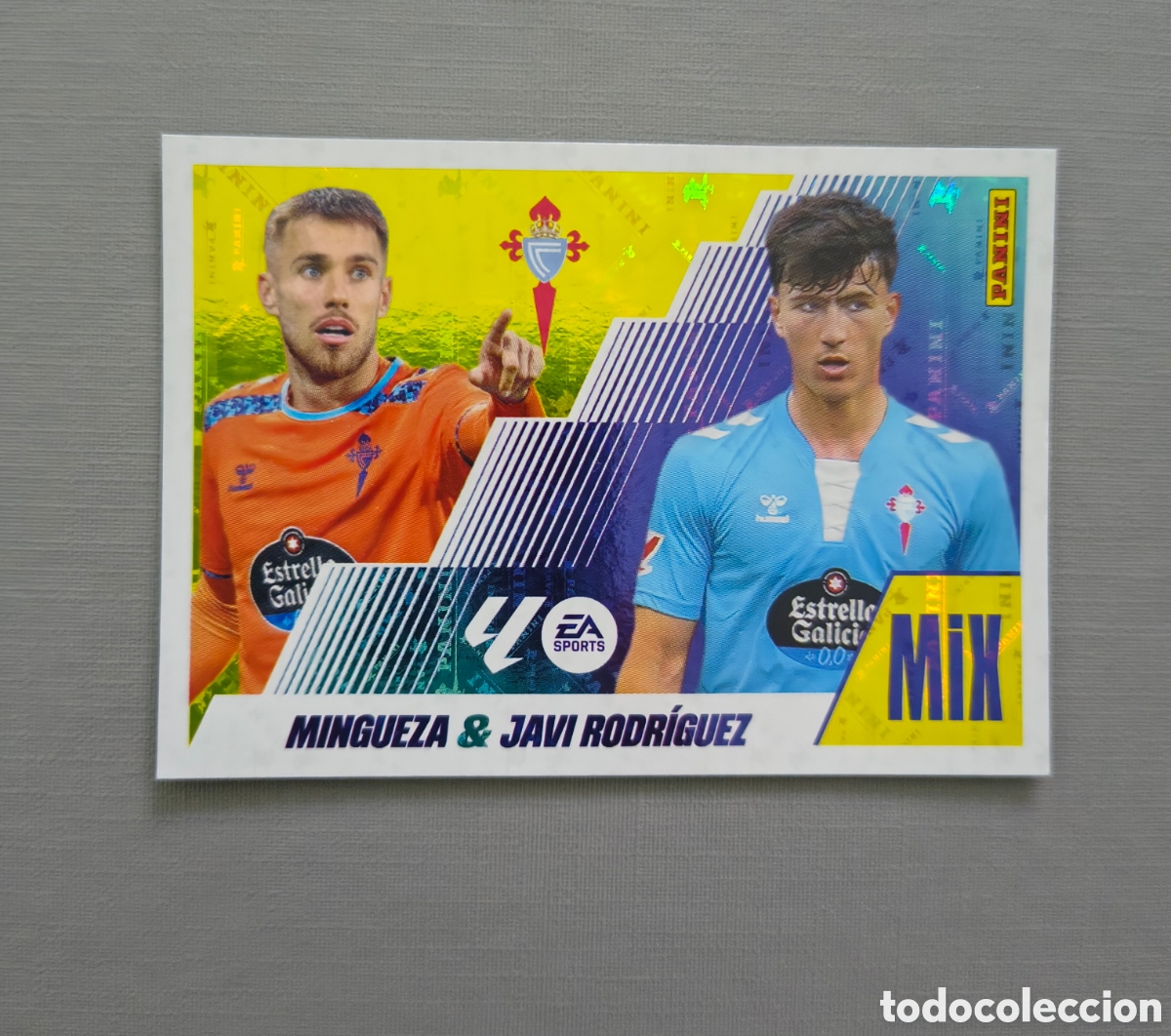 Cromos de F&uacute;tbol: LALIGA ESTE 2025 2026 EA SPORTS 25 26 ALBUM PANINI MIX N 18 CELTA MINGUEZA / JAVI RODR&Iacute;GUEZ&nbsp;