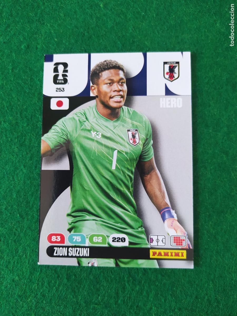 Cartes &agrave; collectionner de Football: ADRENALYN MUNDIAL 2026 HERO SUZUKI N&ordm; 253 JAPON