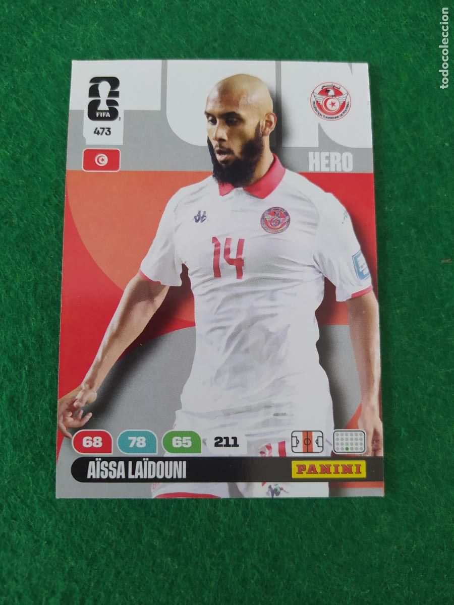 Fu&szlig;ball-Sticker: ADRENALYN MUNDIAL 2026 HERO LAIDOUNI N&ordm; 473 TURQUIA