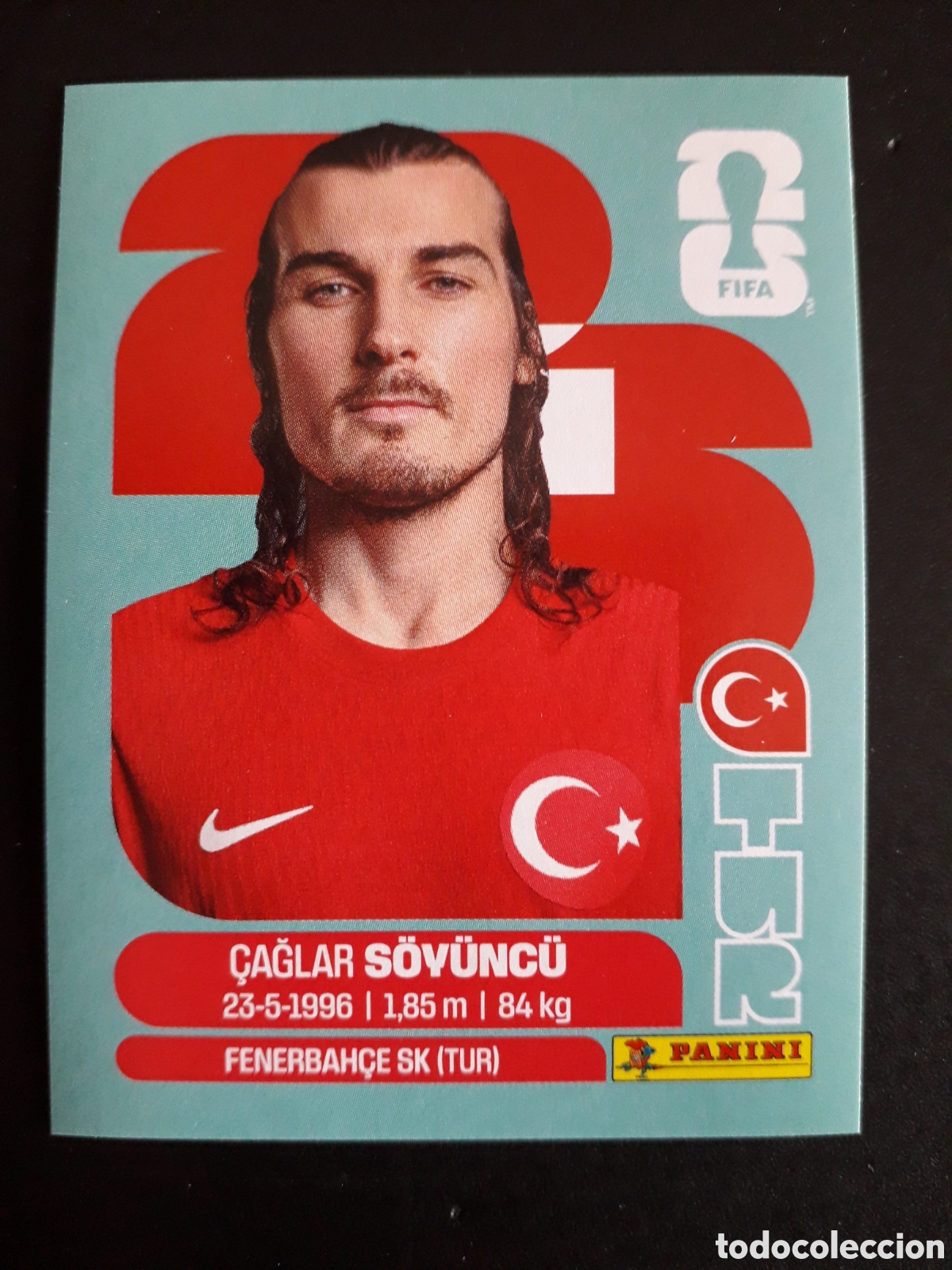 Fu&szlig;ball-Sticker: S&Ouml;Y&Uuml;NC&Uuml; TURQU&Iacute;A TUR 6 MUNDIAL F&Uacute;TBOL 2026 FIFA WORLD CUP PANINI SIN PEGAR PEDIDO M&Iacute;NIMO 3&euro;