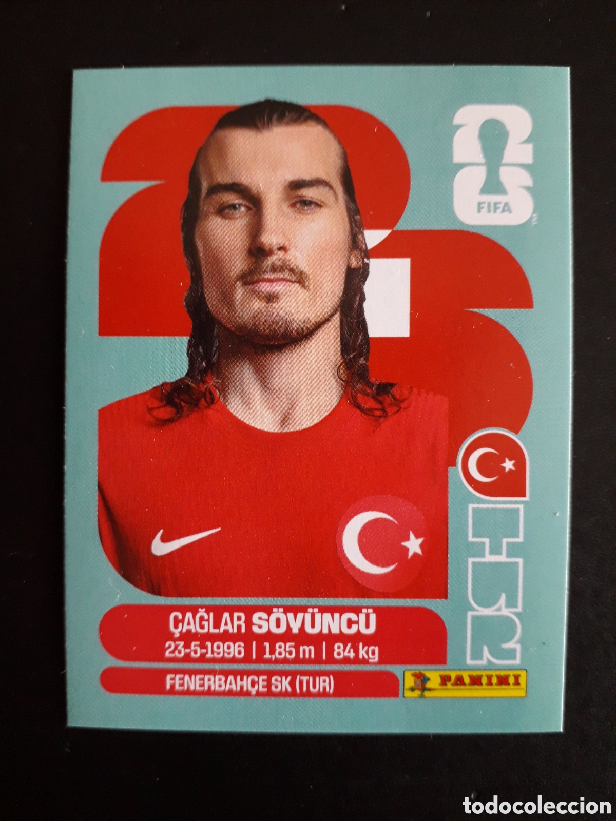 Fu&szlig;ball-Sticker: S&Ouml;Y&Uuml;NC&Uuml; TURQU&Iacute;A TUR 6 MUNDIAL F&Uacute;TBOL 2026 FIFA WORLD CUP PANINI SIN PEGAR PEDIDO M&Iacute;NIMO 3&euro;