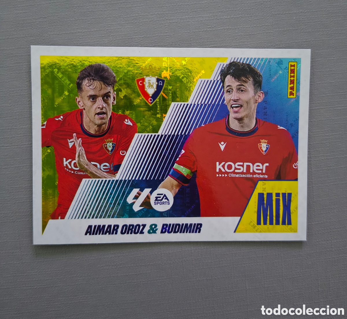 Figurine di Calcio: LALIGA ESTE 2025 2026 EA SPORTS 25 26 ALBUM PANINI MIX N 1 OSASUNA AIMAR OROZ / BUDIMIR