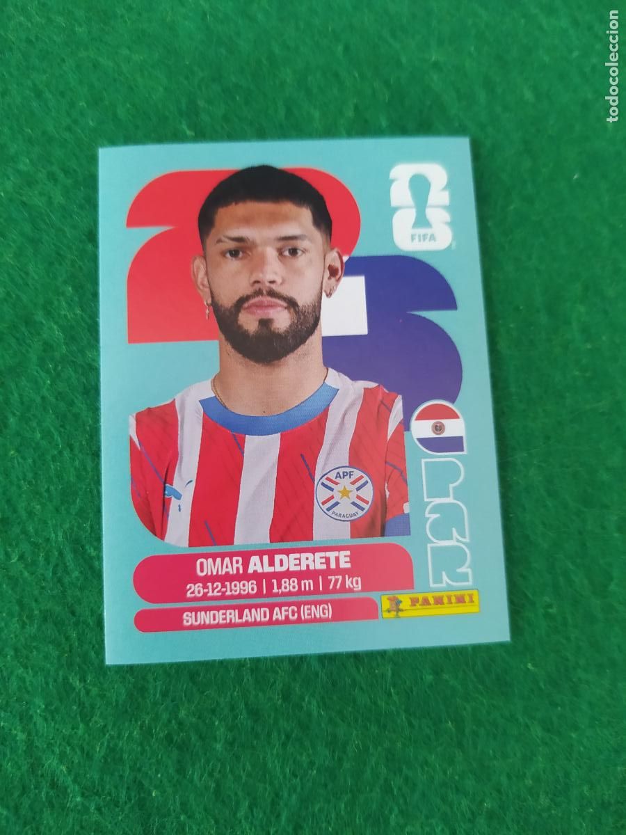 Figurine di Calcio: OFFICIAL STICKER COLLECTION WORLD CUP MUNDIAL 2026 - PARAGUAY N&ordm; 7 ALDERETE