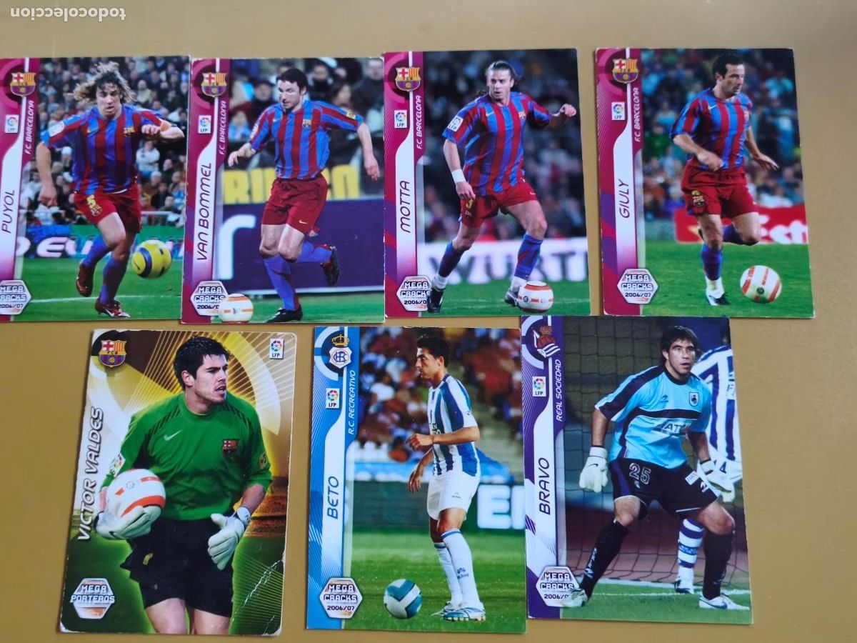 Fu&szlig;ball-Sticker: megacracks 2006 07 contiene 7 cromos