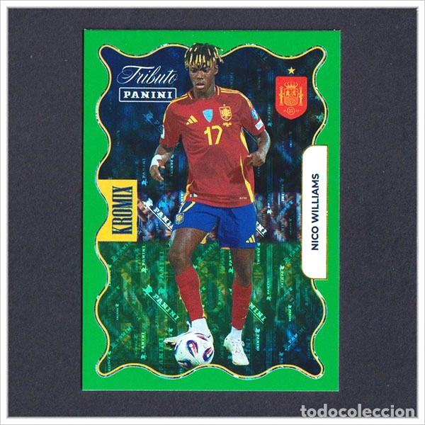 Figurine di Calcio: TRIBUTO SELECCI&Oacute;N ESPA&Ntilde;OLA 2010 2026 PANINI NICO WILLIAMS KROMIX GREEN KV81 81 ESPA&Ntilde;A LIGA MUNDIAL