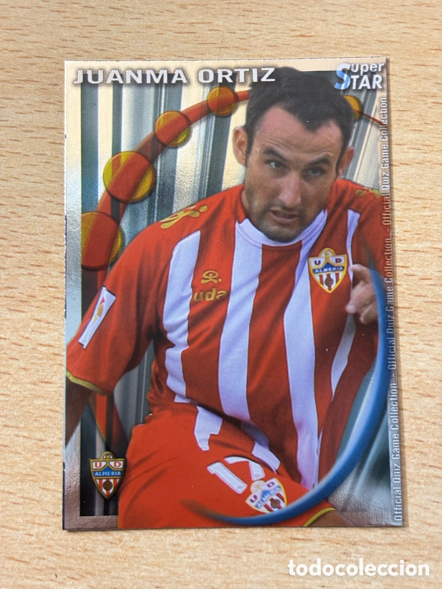 Fu&szlig;ball-Sticker: # 349 Juanma Ortiz UD Almer&iacute;a Superstar Mundicromo 2011 brillo liso