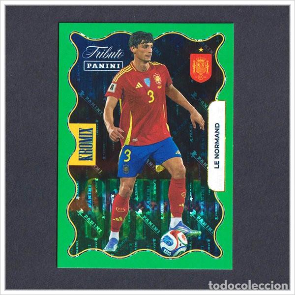Fu&szlig;ball-Sticker: TRIBUTO SELECCI&Oacute;N ESPA&Ntilde;OLA 2010 2026 PANINI LE NORMAND KROMIX GREEN KV73 73 ESPA&Ntilde;A LIGA MUNDIAL