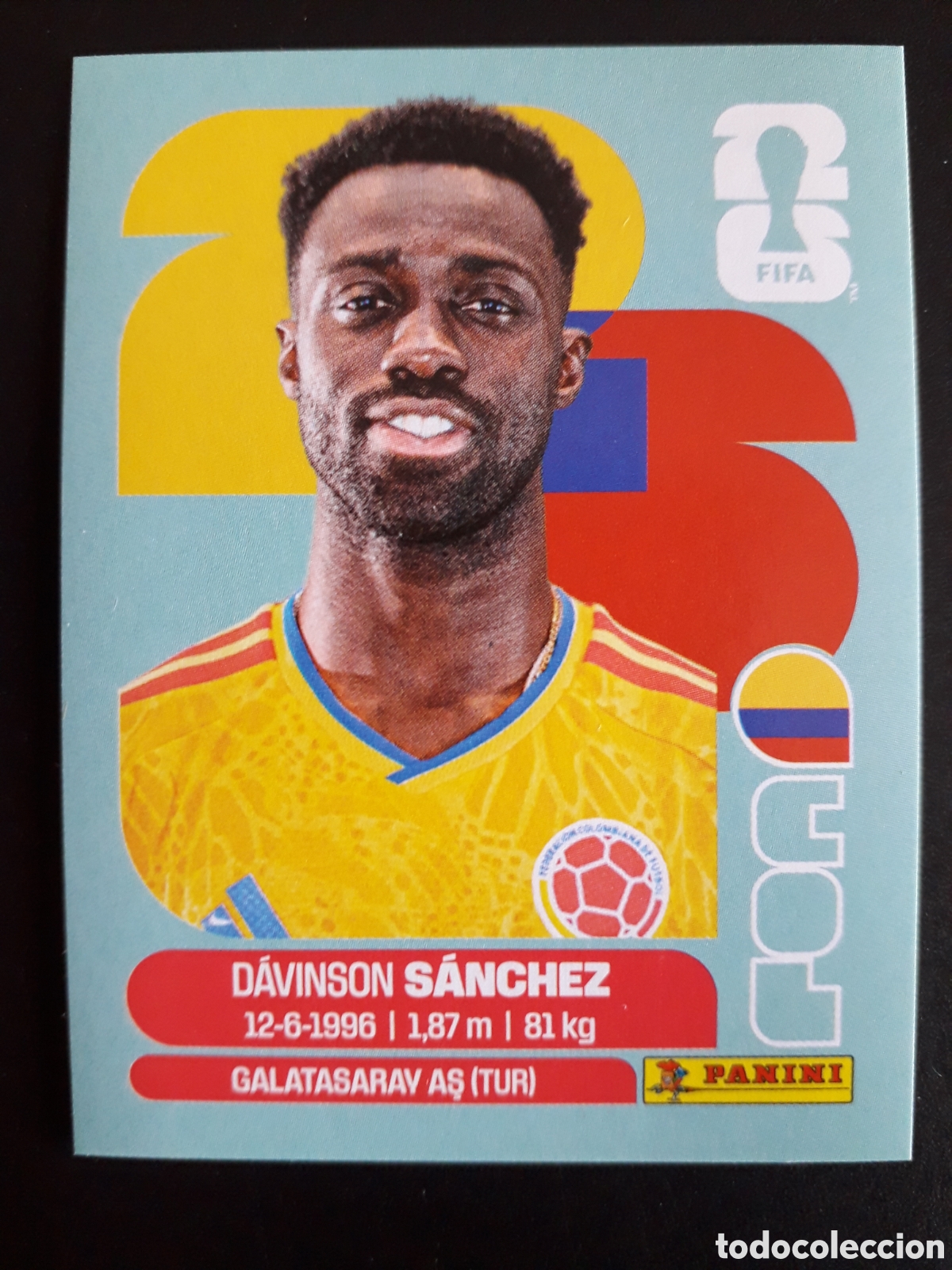 Figurine di Calcio: S&Aacute;NCHEZ COLOMBIA COL 4 MUNDIAL F&Uacute;TBOL 2026 FIFA WORLD CUP PANINI SIN PEGAR PEDIDO M&Iacute;NIMO 3&euro;
