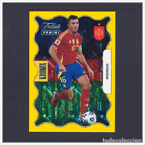 Figurine di Calcio: TRIBUTO SELECCI&Oacute;N ESPA&Ntilde;OLA 2010 2026 PANINI RODRI RODRIGO KROMIX GOLD KO76 76 ESPA&Ntilde;A LIGA MUNDIAL
