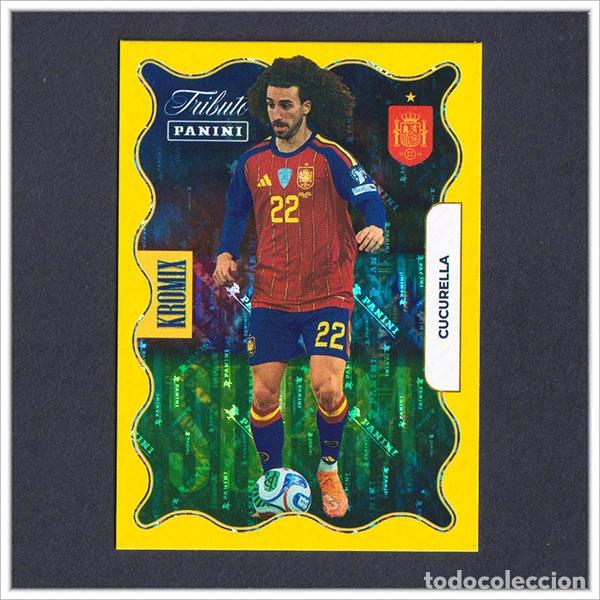 Figurine di Calcio: TRIBUTO SELECCI&Oacute;N ESPA&Ntilde;OLA 2010 2026 PANINI CUCURELLA KROMIX GOLD KO75 75 ESPA&Ntilde;A LIGA MUNDIAL