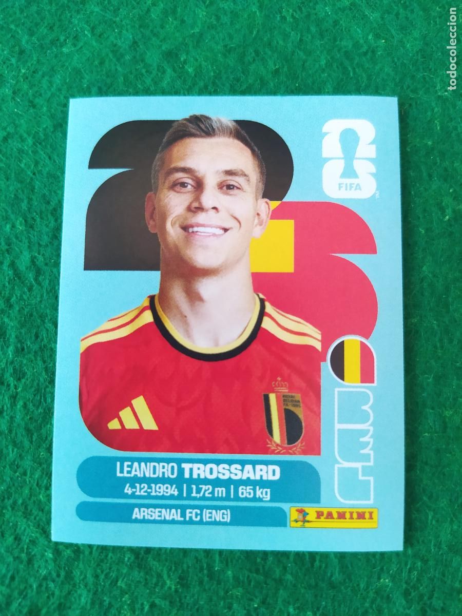 Figurine di Calcio: OFFICIAL STICKER COLLECTION WORLD CUP MUNDIAL 2026 - BELGICA N&ordm; 18 TROSSARD