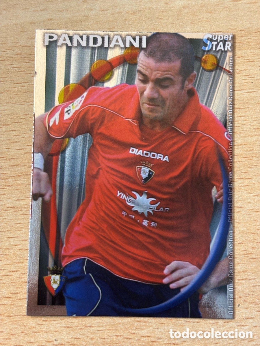 Figurine di Calcio: # 324 Pandiani CA Osasuna Superstar Mundicromo 2011 brillo liso