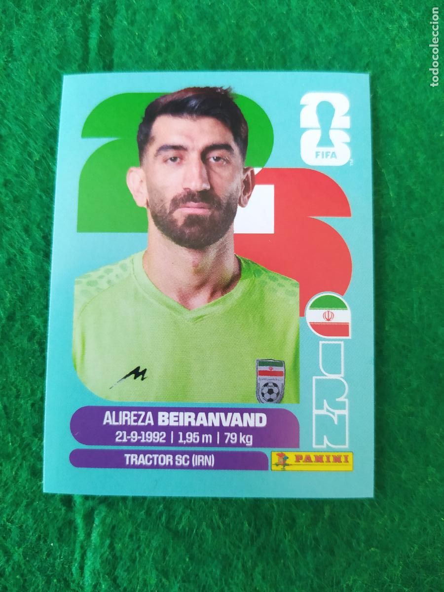 Fu&szlig;ball-Sticker: OFFICIAL STICKER COLLECTION WORLD CUP MUNDIAL 2026 - IRAN N&ordm; 2 BEIRANVAND