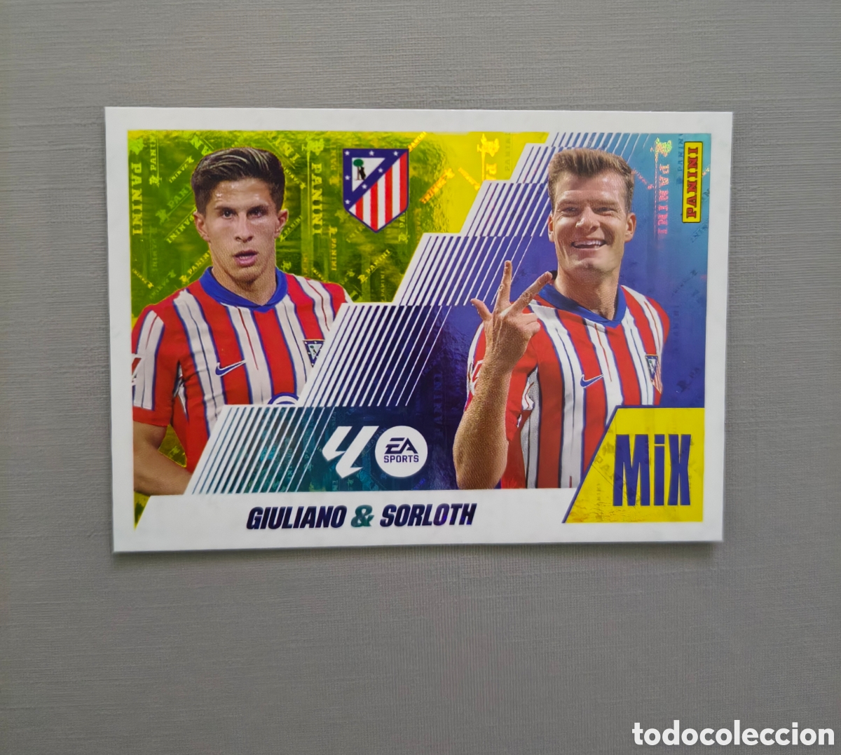 Fu&szlig;ball-Sticker: LALIGA ESTE 2025 2026 EA SPORTS 25 26 ALBUM PANINI MIX N 9&nbsp; ATL&Eacute;TICO MADRID&nbsp; GIULIANO / SORLOTH