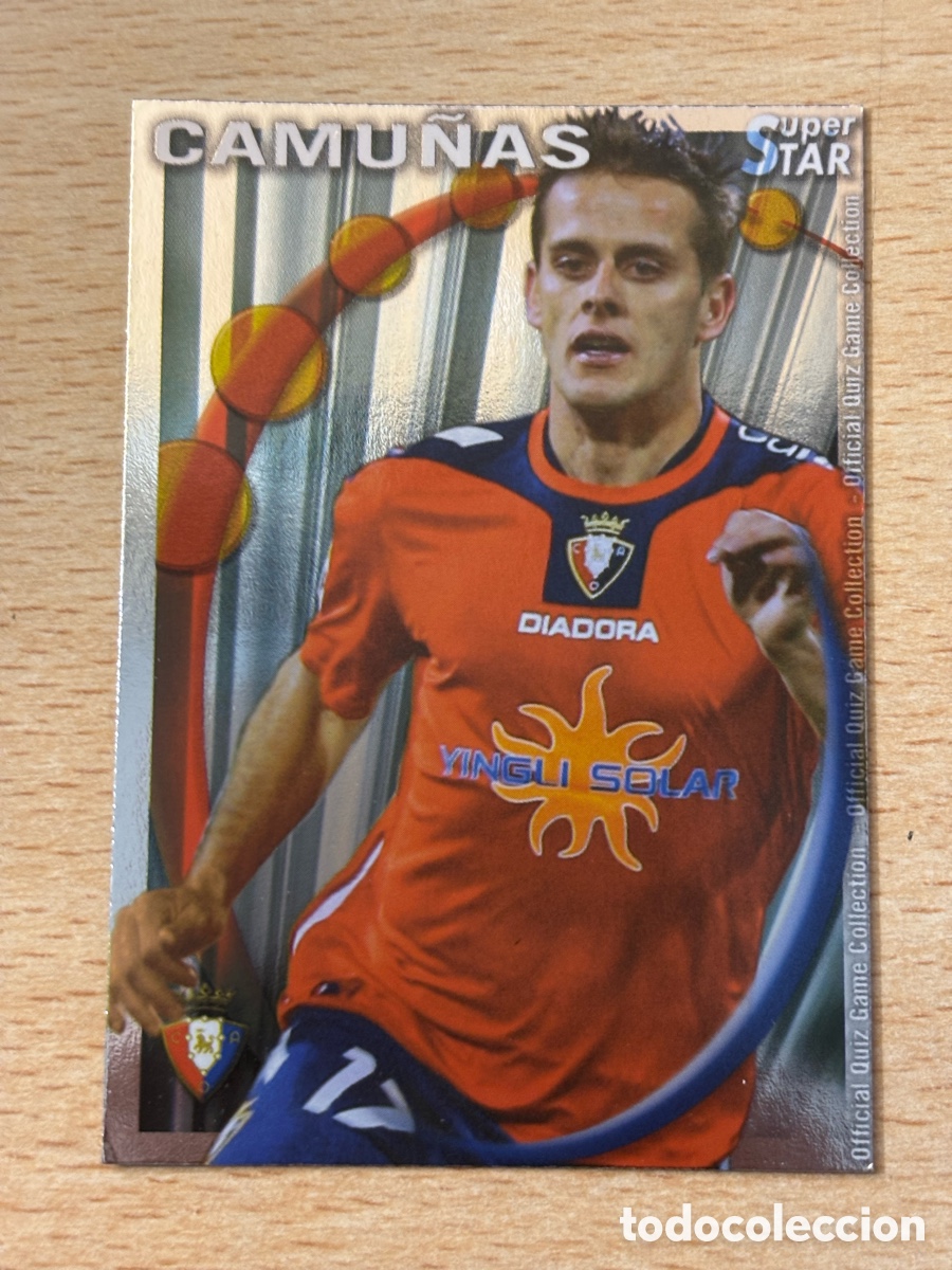 Fu&szlig;ball-Sticker: # 321 Camu&ntilde;as CA Osasuna Superstar Mundicromo 2011 brillo liso