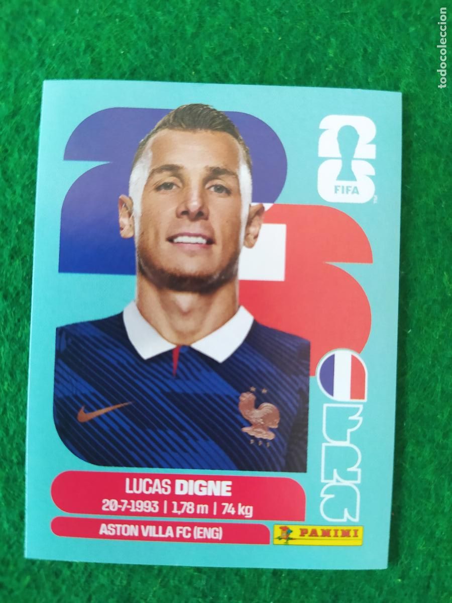 Fu&szlig;ball-Sticker: OFFICIAL STICKER COLLECTION WORLD CUP MUNDIAL 2026 - FRANCIA N&ordm; 8 DIGNE