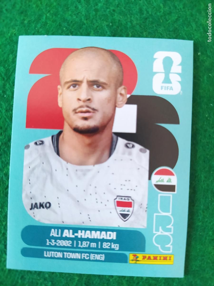 Fu&szlig;ball-Sticker: OFFICIAL STICKER COLLECTION WORLD CUP MUNDIAL 2026 - IRAQ N&ordm; 18 AL-HAMADI