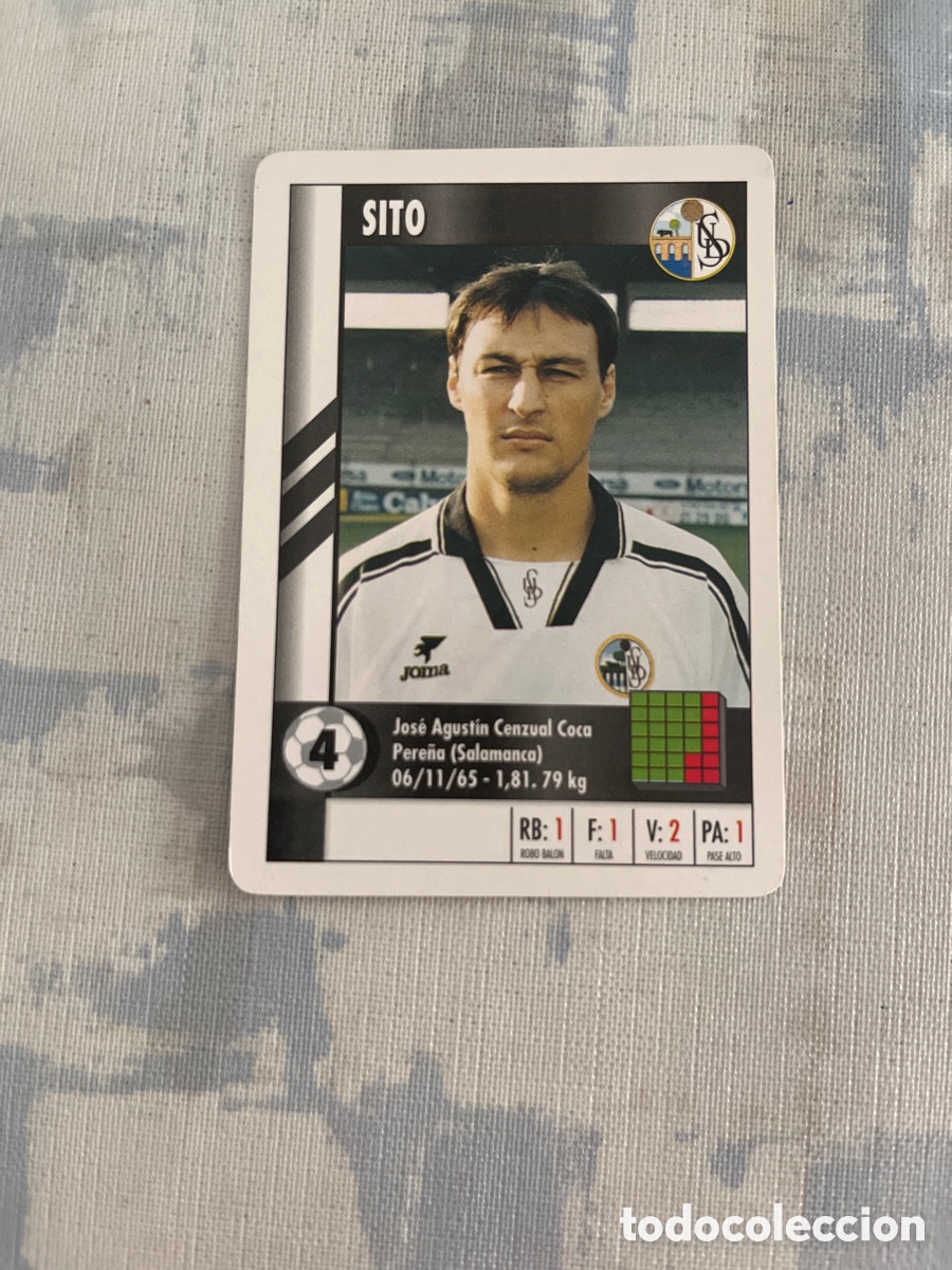 Cromos de Futebol: SITO SALAMANCA SUPER GOL 95 96 MARCA LFP 1995 1996 CARTA FOURNIER PERFECTO ESTADO
