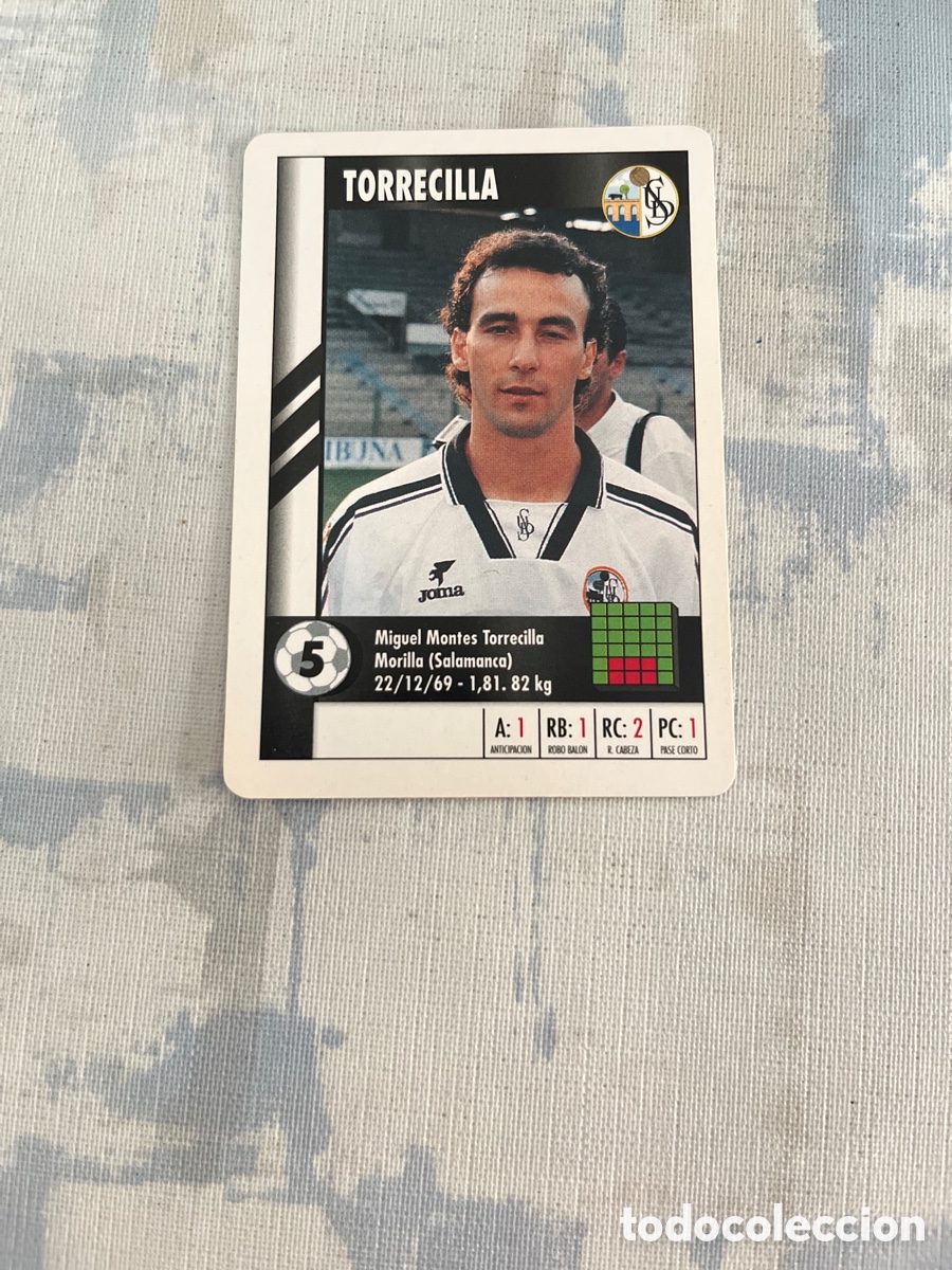 Cromos de Futebol: TORRECILLA SALAMANCA SUPER GOL 95 96 MARCA LFP 1995 1996 CARTA FOURNIER PERFECTO ESTADO