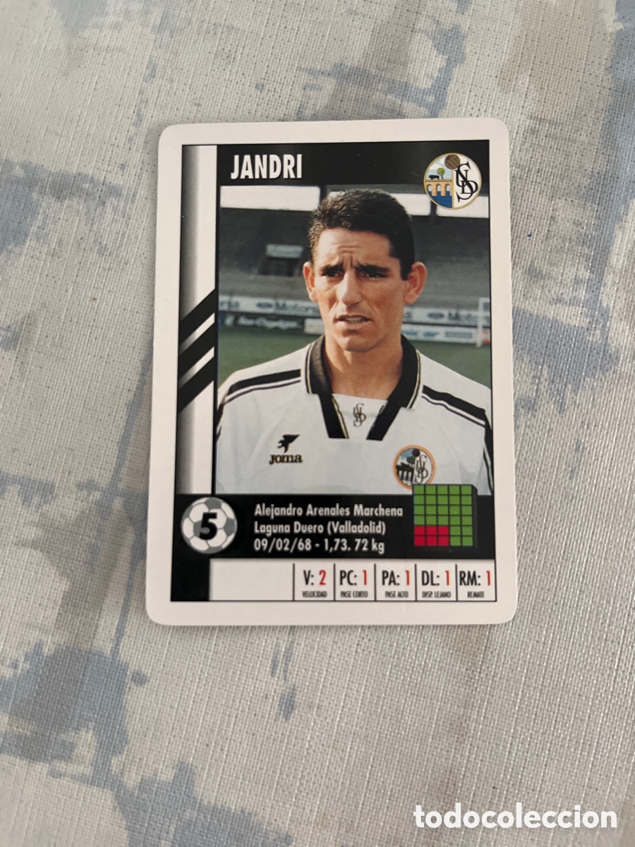 Cartes &agrave; collectionner de Football: JANDRI SALAMANCA SUPER GOL 95 96 MARCA LFP 1995 1996 CARTA FOURNIER PERFECTO ESTADO