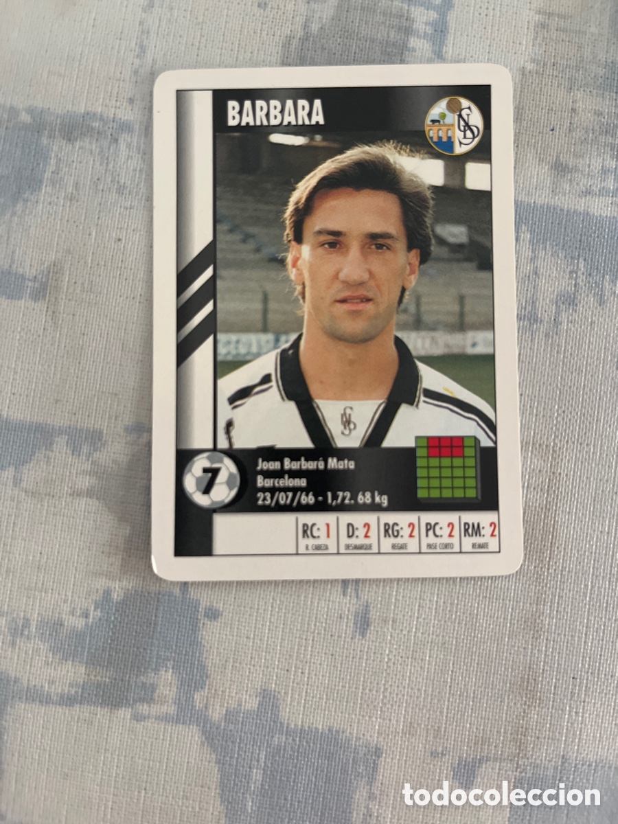 Cartes &agrave; collectionner de Football: BARBARA SALAMANCA SUPER GOL 95 96 MARCA LFP 1995 1996 CARTA FOURNIER PERFECTO ESTADO