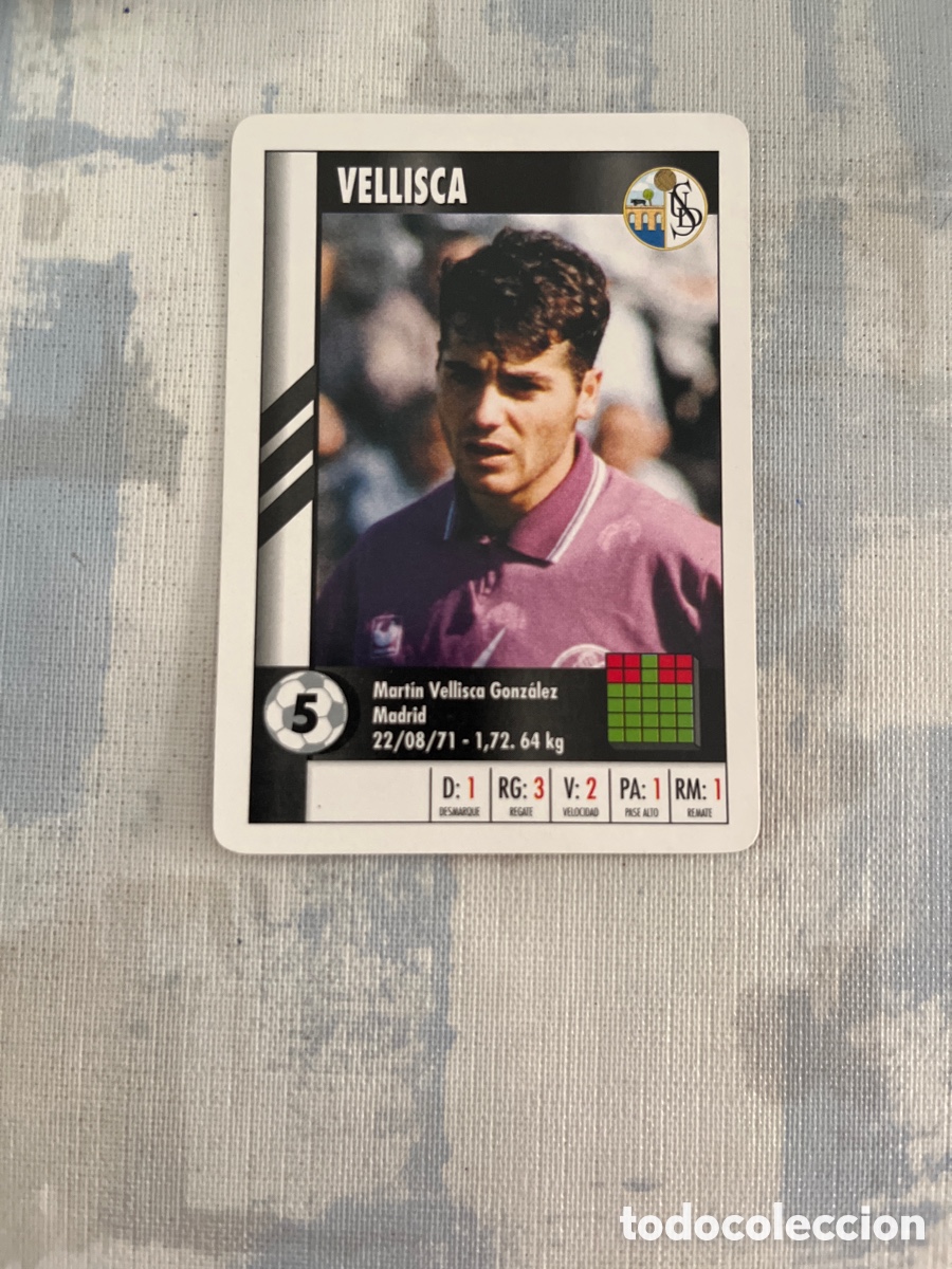 Cartes &agrave; collectionner de Football: VELLISCA SALAMANCA SUPER GOL 95 96 MARCA LFP 1995 1996 CARTA FOURNIER PERFECTO ESTADO